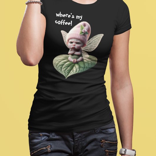 私のコーヒーは! Tシャツ