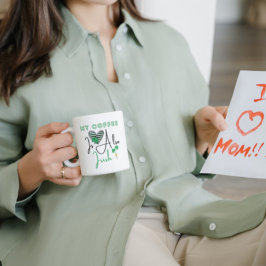 私のコーヒーもアイリッシュコーヒーセントパトリックの日 コーヒーマグカップ