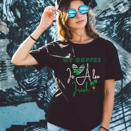 私のコーヒーもアイルランド語 – 聖パトリックの日 Tシャツ