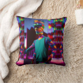 私のコーヒーを吸った男 – Ken Gage Art クッション (ブランケット)