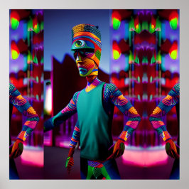 私のコーヒーを吸った男 – Ken Gage Art ポスター