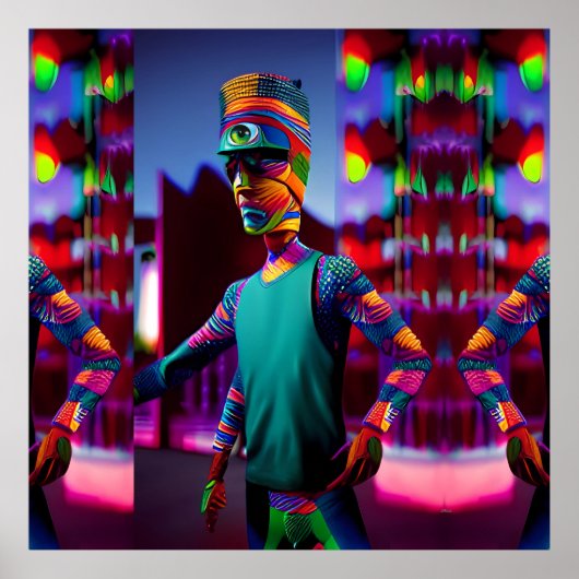 私のコーヒーを吸った男 – Ken Gage Art ポスター (正面)