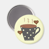 私のコーヒーを愛して… マグネット (正面/裏面)
