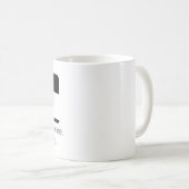 私のコーヒーを飲みました。 死ぬことを準備して下さい コーヒーマグカップ (正面右)