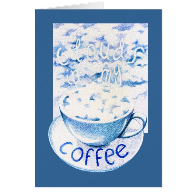 私のコーヒーカードの雲 (正面)