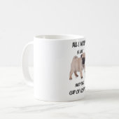 私のコーヒーパグ コーヒーマグカップ (正面左)