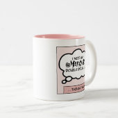 私のコーヒーマグが必要だ ツートーンマグカップ (正面右)