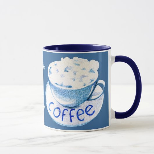 私のコーヒーマグの雲 マグカップ (右)