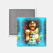 私のコーヒーマグネットを乱用しないでください マグネット (正面/裏面)