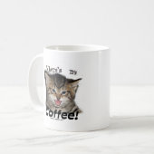 私のコーヒー猫があるところ コーヒーマグカップ (正面左)