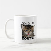 私のコーヒー猫があるところ コーヒーマグカップ (左)