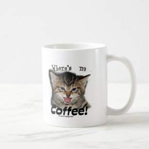 私のコーヒー猫があるところ コーヒーマグカップ