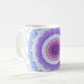 私のコーヒー花の渦巻のマグの雲 コーヒーマグカップ (正面左)