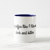 私のコーヒー ツートーンマグカップ (中央)