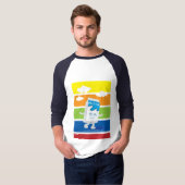 私のコ与えーヒー&テレビ Tシャツ (正面フル)