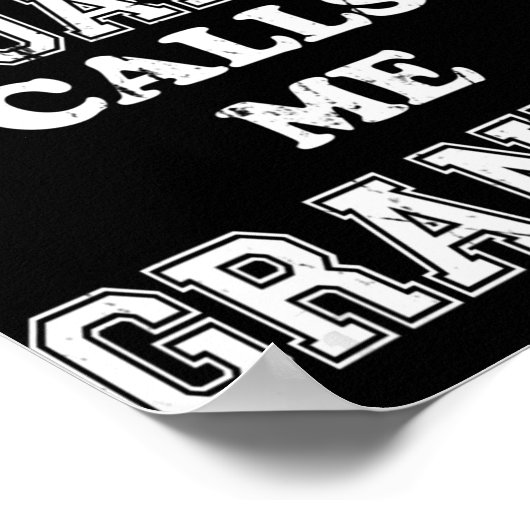 私のゴアお気に入りのーは私をおばあちゃんサッカーホッケーと呼ぶ ポスター (角)