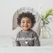 私のゴッドファーザーの写真の提案 招待状 (スタンド正面)