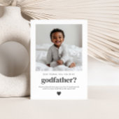私のゴッドファーザーの写真の提案 招待状