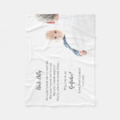 私のゴッドファーザーの提案写真になる フリースブランケット (正面)