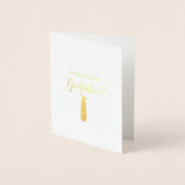 私のゴッドファーザータイフォトの提案か 箔カード (正面)