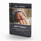 私のゴッドファーザーベビー写真誕生詳細 フォトブロック (右)