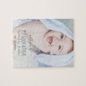 私のゴッドファーザー可愛い写真パーソナライズされたか ジグソーパズル (横)