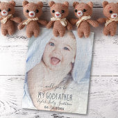 私のゴッドファーザー可愛い写真パーソナライズされたか ジグソーパズル