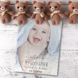 私のゴッドファーザー可愛い写真パーソナライズされたか ジグソーパズル