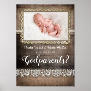 私のゴッドペアレント素朴- Photo Gift ポスター