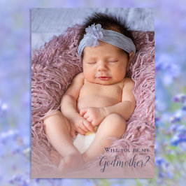 私のゴッドマザーのフルフォト招待状 招待状