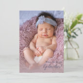 私のゴッドマザーのフルフォト招待状 招待状 (スタンド正面)