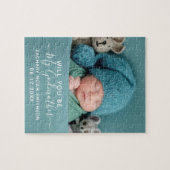 私のゴッドマザーの上品な写真パーソナライズされたか ジグソーパズル (横)