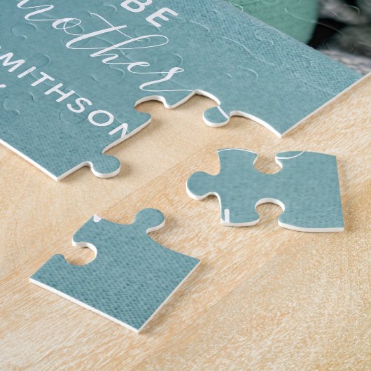 私のゴッドマザーの上品な写真パーソナライズされたか ジグソーパズル (側面)