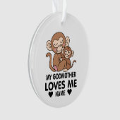 私のゴッドマザーは私を愛している オーナメント (正面)