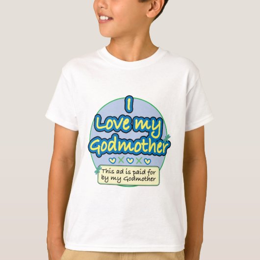 私のゴッドマザーブルーが支払った Tシャツ (正面)