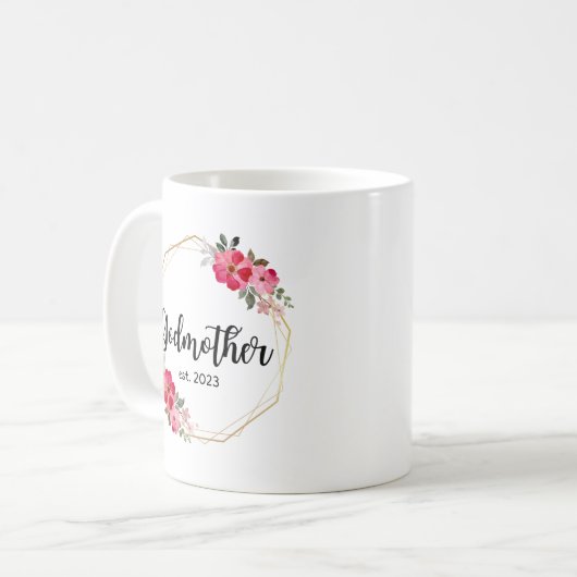 私のゴッドマザーマグ2023提案書ギフトは？ コーヒーマグカップ (正面左)