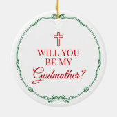 私のゴッドマザー・クリスチャンのゴッドペアレントか？ セラミックオーナメント (裏面)