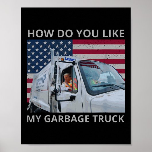 私のゴミトラックのトランプ乗りGar好き ポスター (正面)
