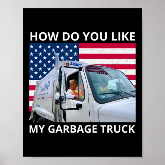 私のゴミトラックのトランプ乗りGar好き ポスター (正面)