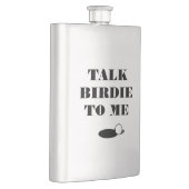 私のゴルフおもしろい引用文お尻フラスコにバーディを話す フラスク (右)