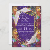 私のゴージャスでファンキーなディスコデザイン 招待状 (正面)