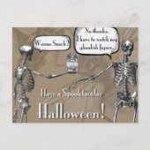 私のゴーストのような姿を眺める ポストカード (正面)