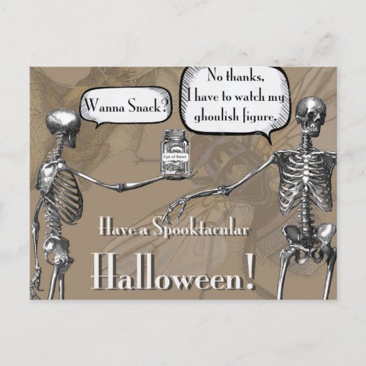 私のゴーストのような姿を眺める ポストカード (正面)