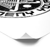 私のゴールはあなたのフィールドホッケーGoalieを否定する フォトプリント (角)