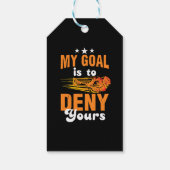 私のゴールはあなたのラクロスを否定する ギフトタグ (裏面)