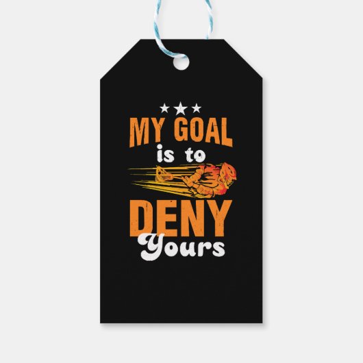 私のゴールはあなたのラクロスを否定する ギフトタグ (裏面)