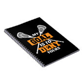 私のゴールはあなたのラクロスを否定する ノートブック (右側)