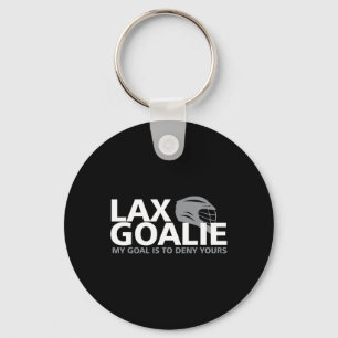 私のゴールはあなたのラクロスGoalie Laxを否定することだおもしろい キーホルダー