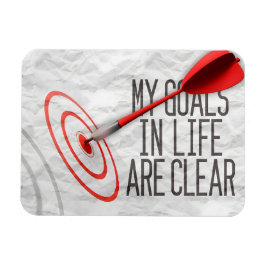 「私のゴールは澄ん」モチベーション肯定フレキシ マグネット