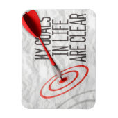 「私のゴールは澄ん」モチベーション肯定フレキシ マグネット (縦)